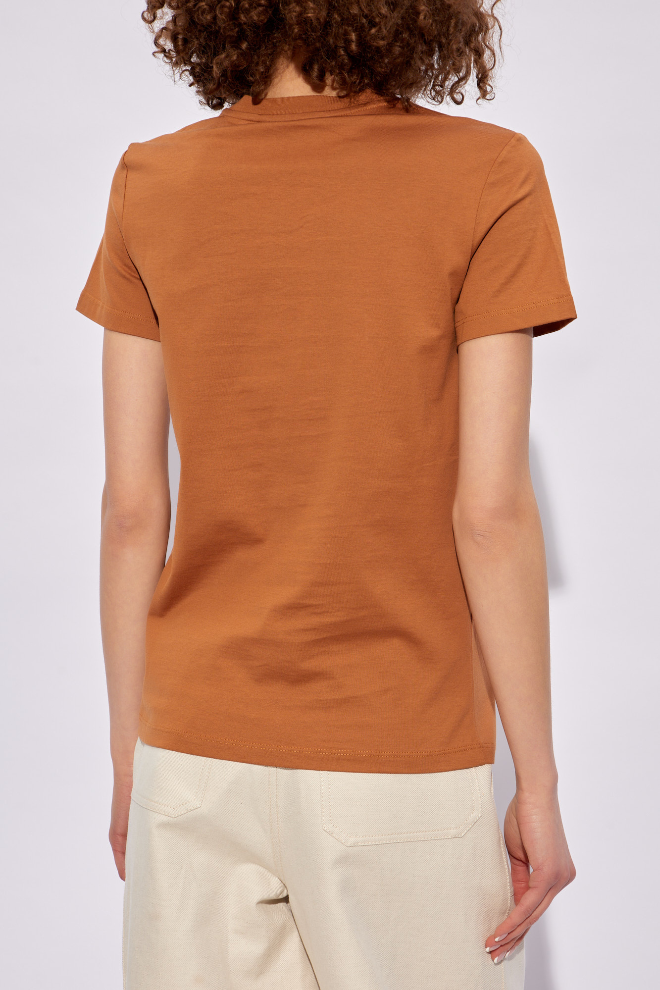 shirt Max Mara - TEEN bird-print short-sleeved T-shirt